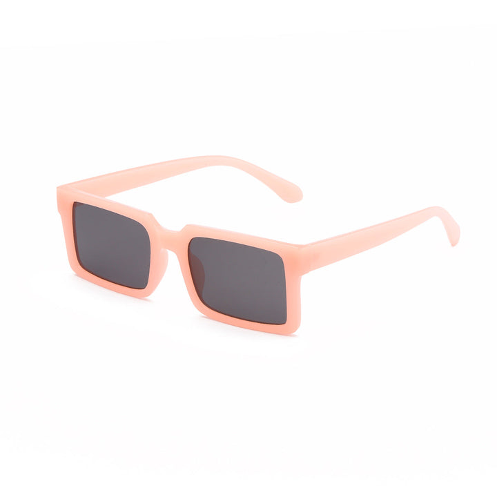 Women’s fashionable rectangular sunglasses with yellow lenses Kalsten