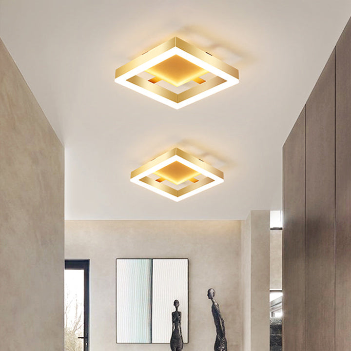 Modern Gold LED Ceiling Lamp Kalsten