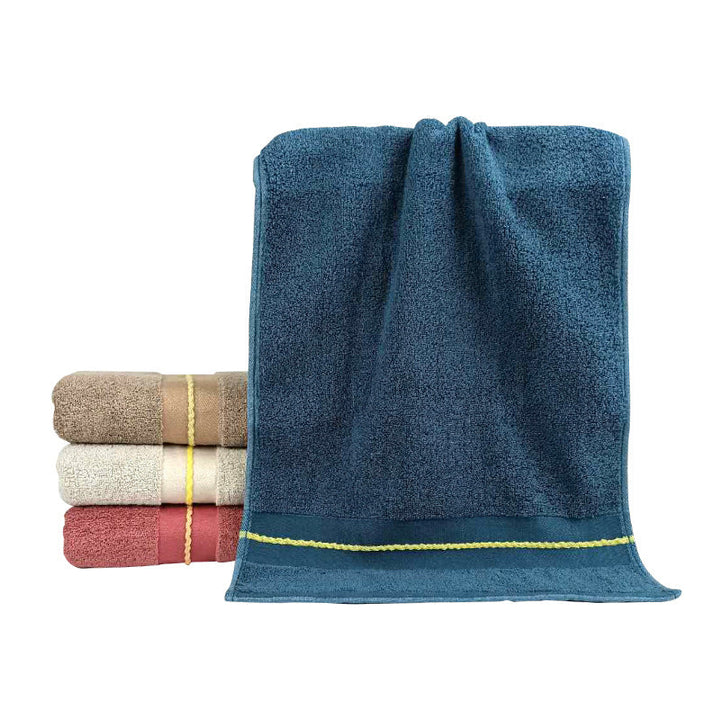 Premium terry bath towel with stylish jacquard pattern Kalsten