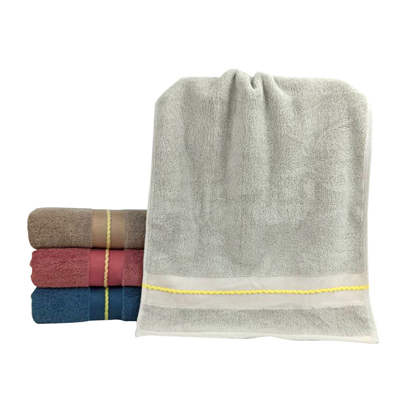 Premium terry bath towel with stylish jacquard pattern Kalsten