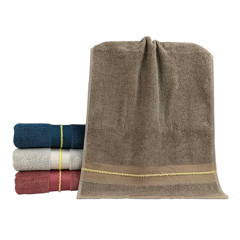 Premium terry bath towel with stylish jacquard pattern Kalsten