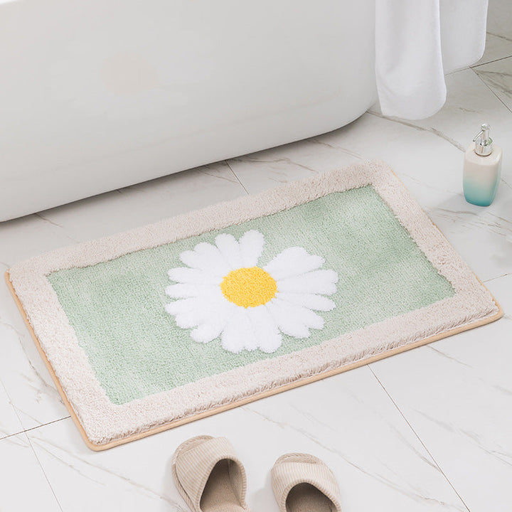 Decorative Floral Bath Mat