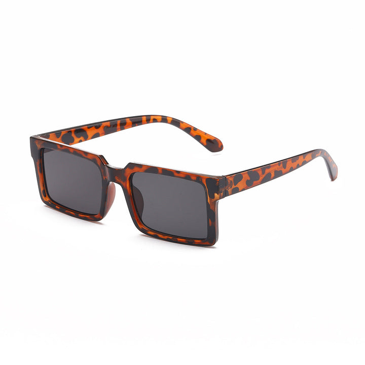 Women’s fashionable rectangular sunglasses with yellow lenses Kalsten