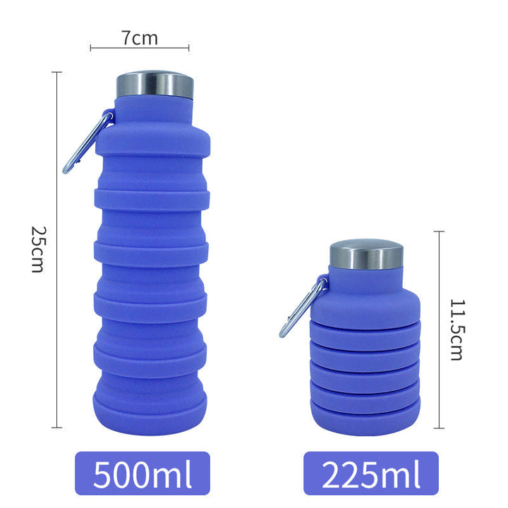 Women collapsible silicone drinking bottle Kalsten