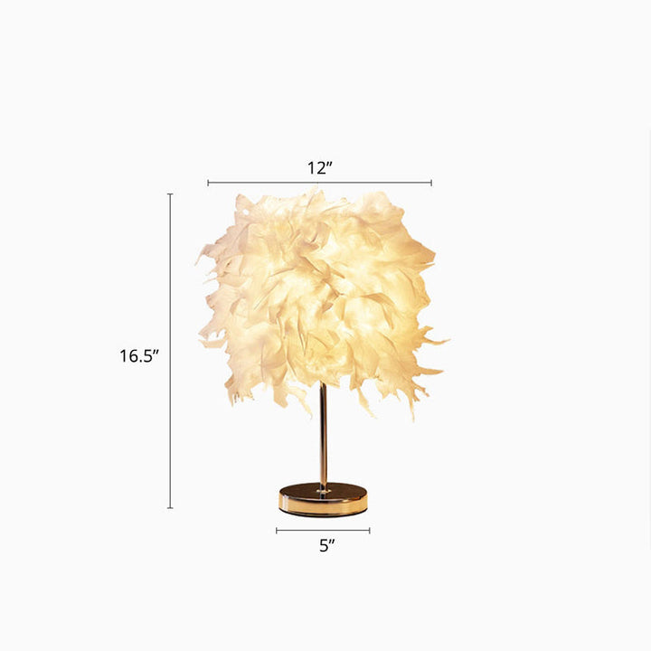 White Cylindrical Table Lamp Simplicity Single Bulb Spring Table Lamp | Kalsten