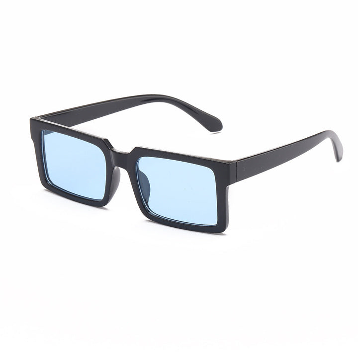 Women’s fashionable rectangular sunglasses with yellow lenses Kalsten