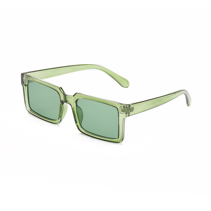 Women’s fashionable rectangular sunglasses with yellow lenses Kalsten