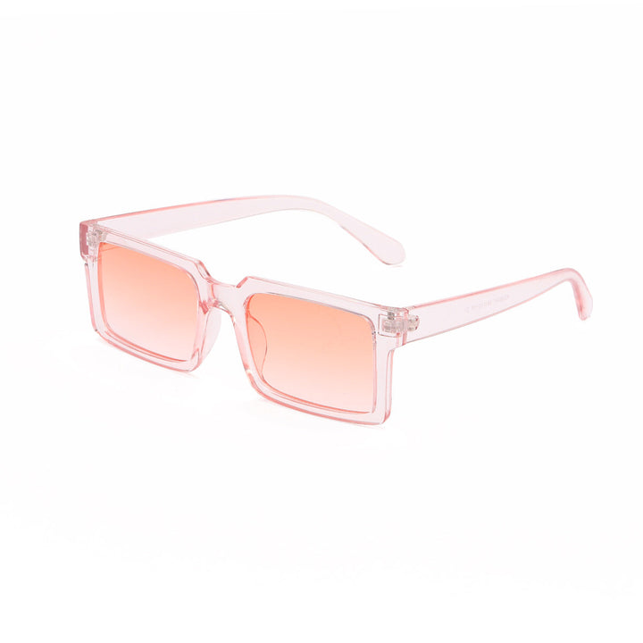 Women’s fashionable rectangular sunglasses with yellow lenses Kalsten