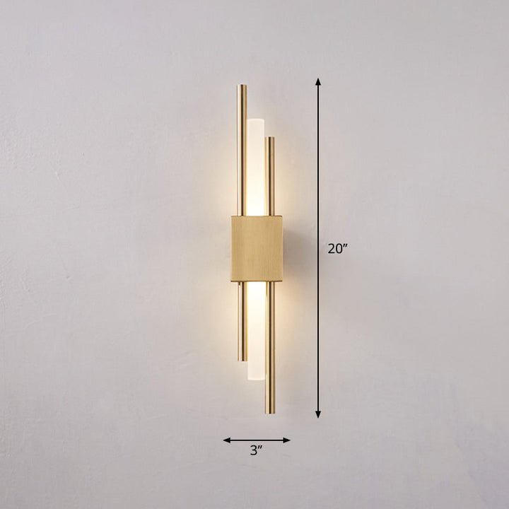 Postmodern Style Rod Shaped Wall Light Acrylic Stairway LED Sconce Light Fixture | Kalsten