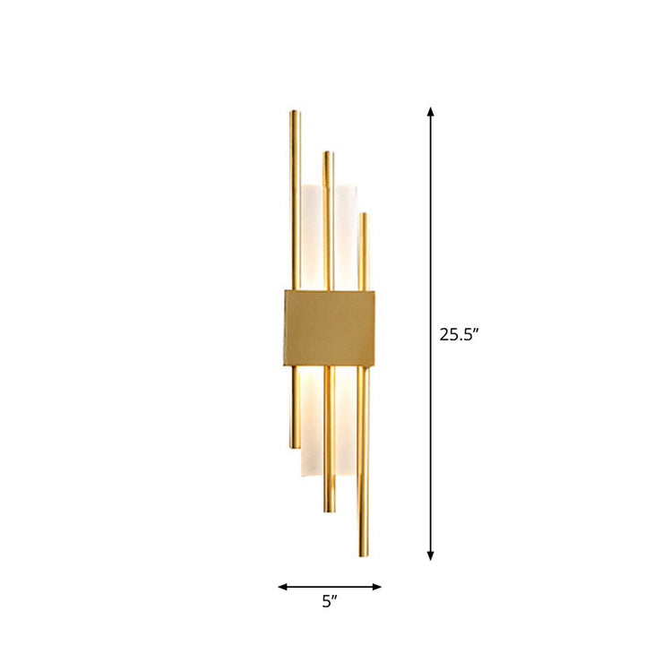 Postmodern Style Rod Shaped Wall Light Acrylic Stairway LED Sconce Light Fixture | Kalsten