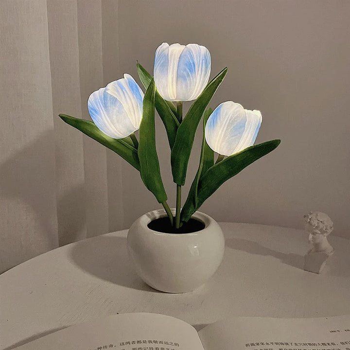 LED Tulip Nightstand Lamp Flower Table Lamp | Kalsten