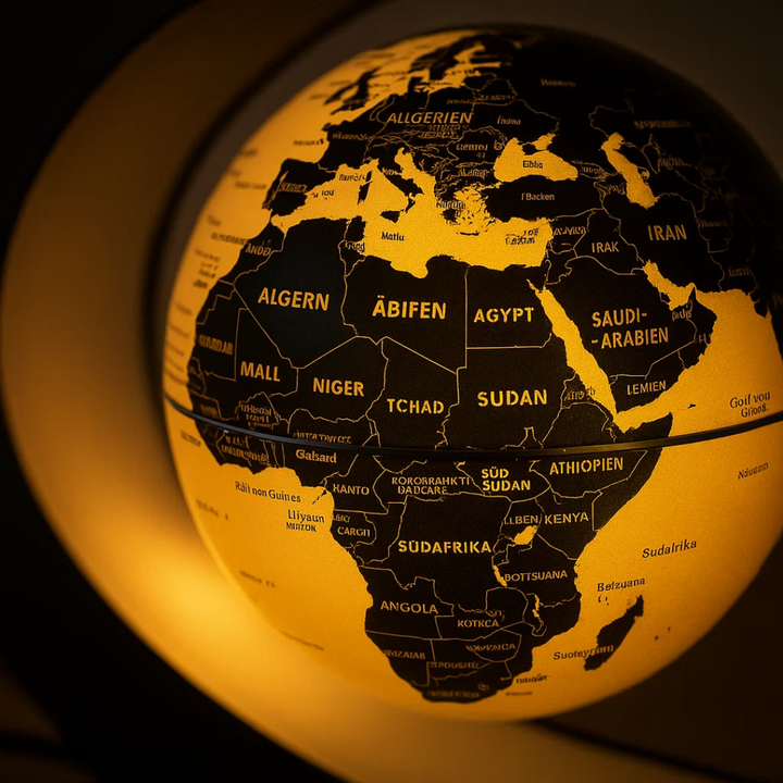Kalsten | AstroGlobe LED World Globe – Floating Globe Lamp with Magnetic Suspension