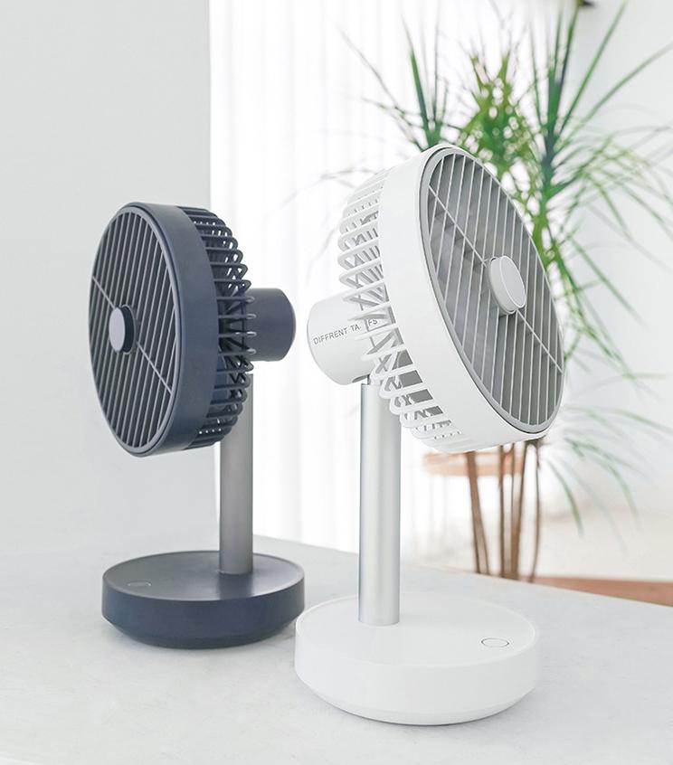 Wireless Rotating Hood & Oscillating Head Desktop Fan, Super Quiet, Super Cool | Kalsten