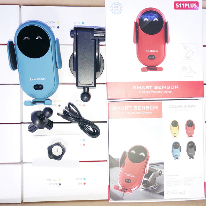 Smart Wireless Auto-Sensing Car Phone Holder Charger | Kalsten