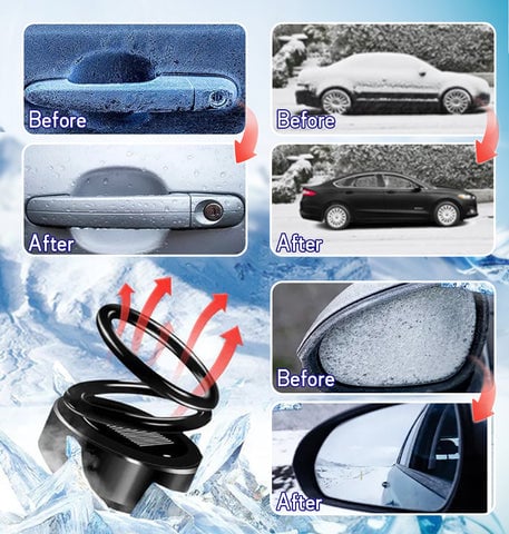 Kalsten | Portable Car Heater | Solar Rechargeable De-Icer | Fast Defrost Device for Cars & Homes