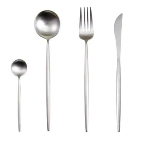 24-piece Stainless Steel Gold-Silver Luxury Cutlery - RoyalGlow