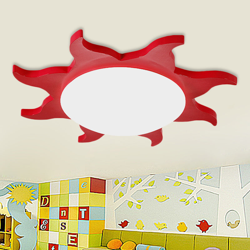 Kids Room Ceiling Lamp – Sun-shaped LED Lighting | Kalsten