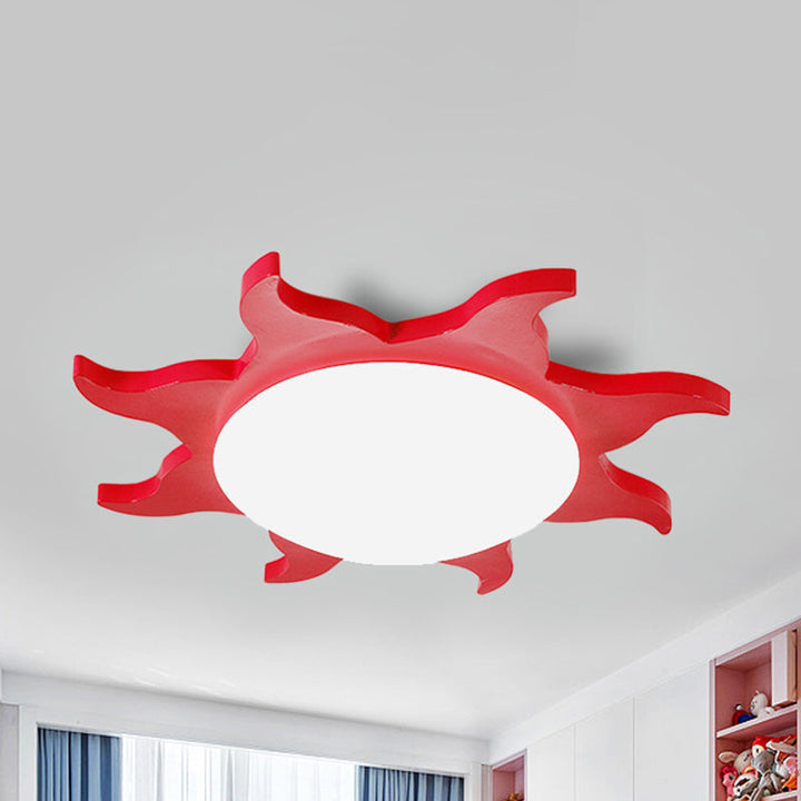 Kids Room Ceiling Lamp – Sun-shaped LED Lighting | Kalsten