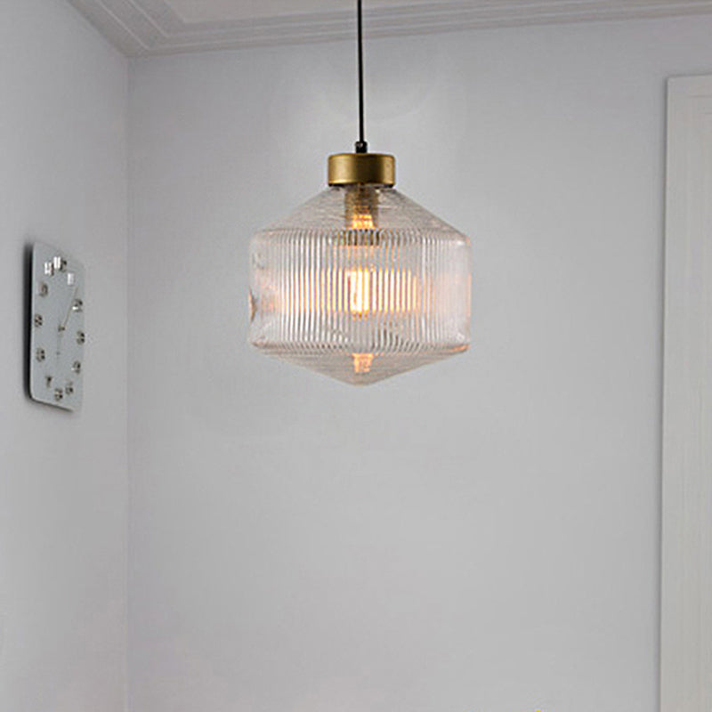 Modern Drum Chandelier made of Glass – Elegant Lighting for Dining Room and Living Room | Kalsten