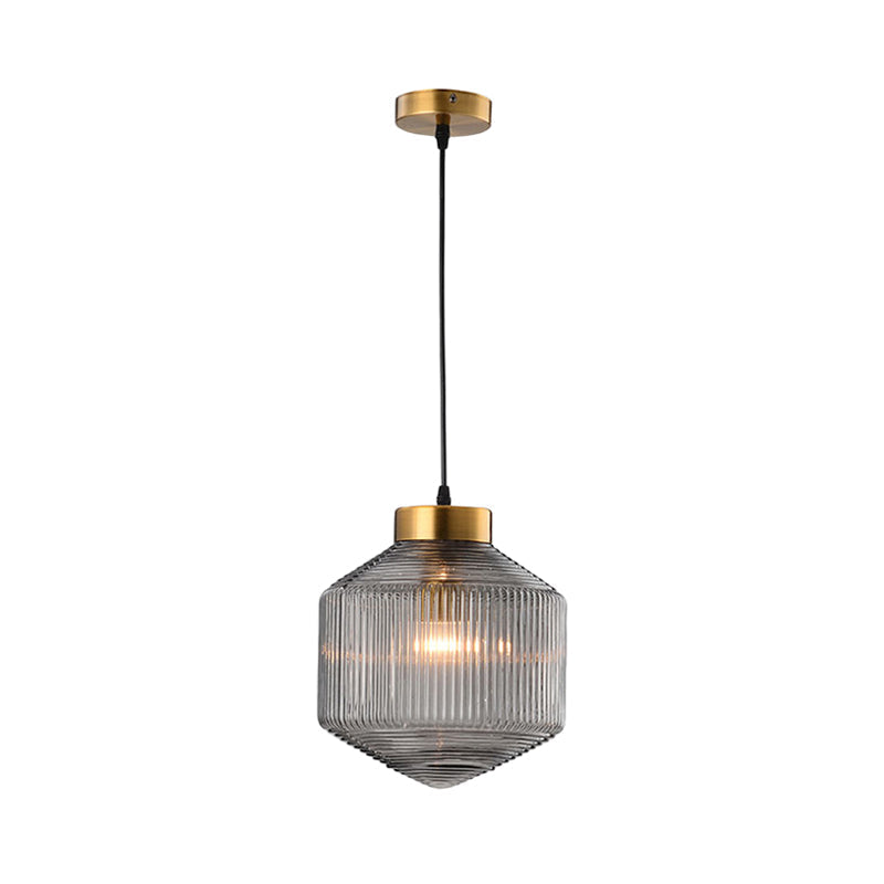 Modern Drum Chandelier made of Glass – Elegant Lighting for Dining Room and Living Room | Kalsten