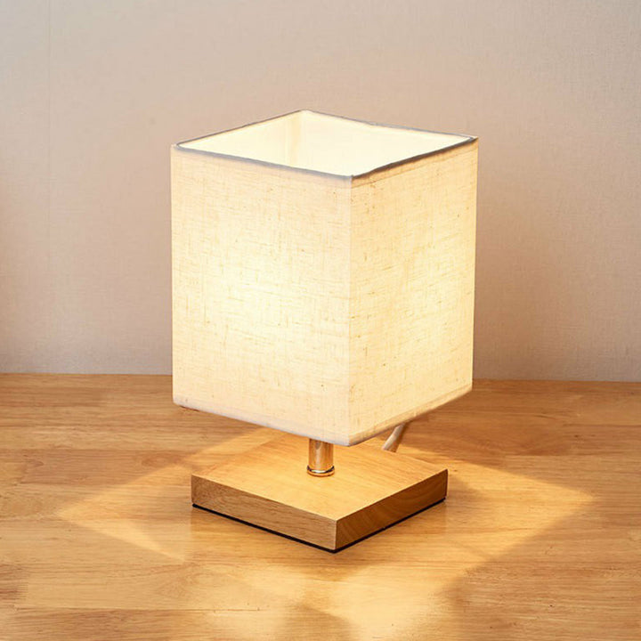 Stylish Minimalistic Table Lamp - LinenWood | Kalsten
