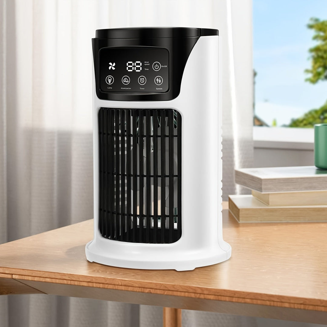 Portable Air Cooler Humidifier Fan USB White | Kalsten