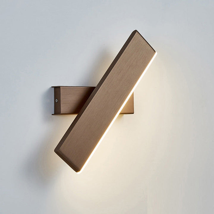 Swivelable Bar Shaped Wall Light Modern Aluminum LED Wall Light Sconce for Bedroom | Kalsten