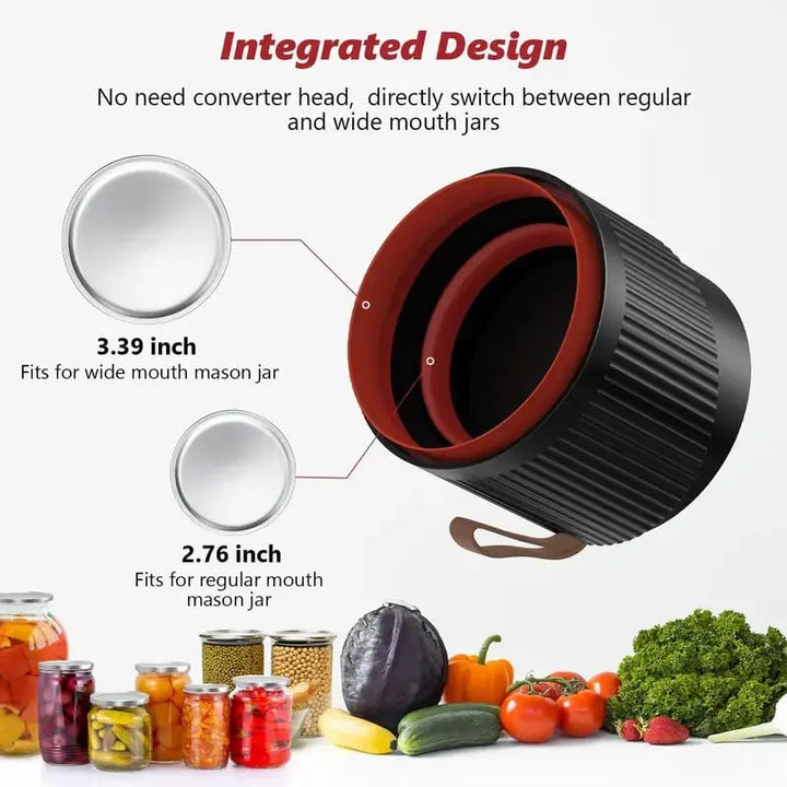 Kalsten | Air-tight lid sealer — Mason jar closure with immediate sealing capability