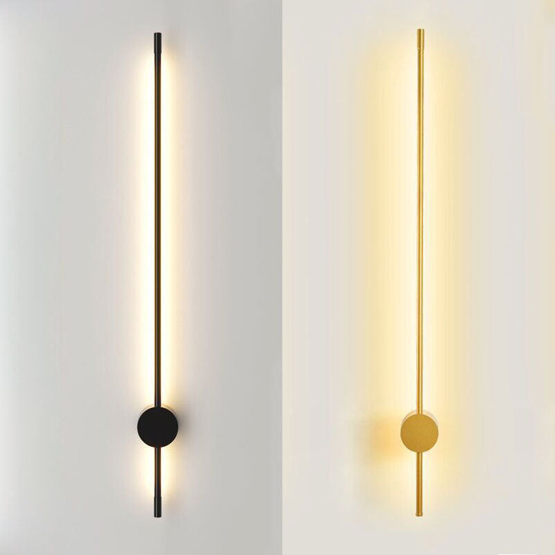 Slim Rod Stairs Sconce Lamp Aluminum Minimalist LED Wall Mounted Lighting Fixture | Kalsten