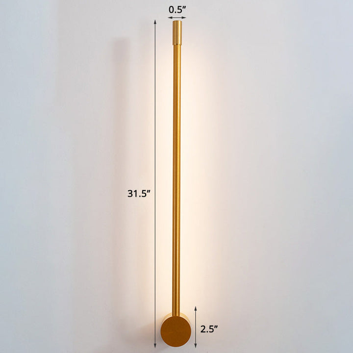 Slim Rod Stairs Sconce Lamp Aluminum Minimalist LED Wall Mounted Lighting Fixture | Kalsten