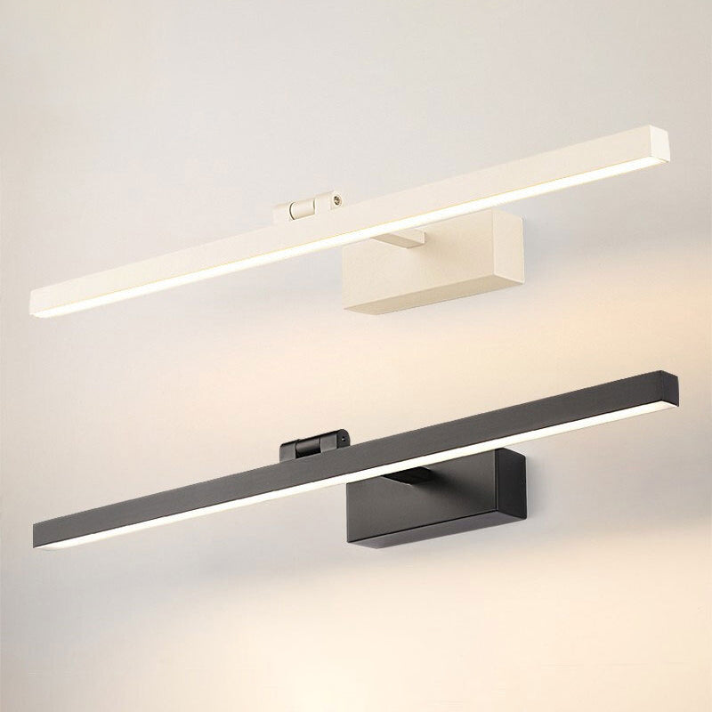 Metallic Pole Shaped Wall Sconce Light Simple Style LED Vanity Wall Sconce for Bathroom | Kalsten