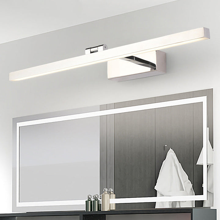 Metallic Pole Shaped Wall Sconce Light Simple Style LED Vanity Wall Sconce for Bathroom | Kalsten
