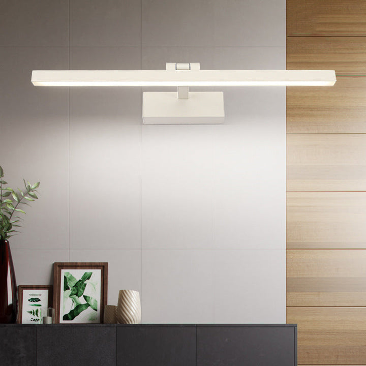 Metallic Pole Shaped Wall Sconce Light Simple Style LED Vanity Wall Sconce for Bathroom | Kalsten