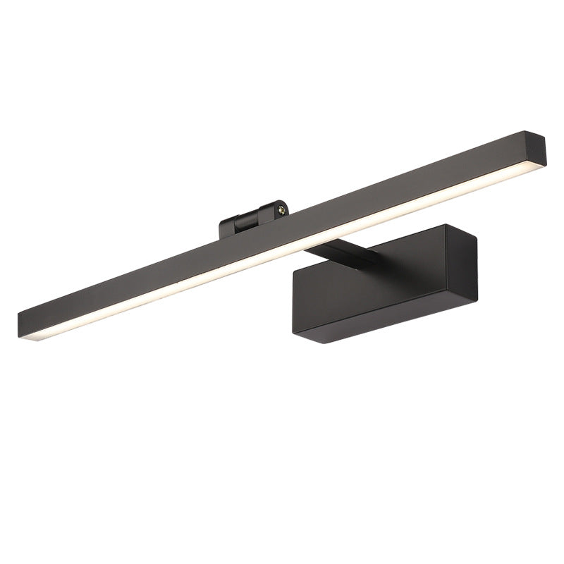 Metallic Pole Shaped Wall Sconce Light Simple Style LED Vanity Wall Sconce for Bathroom | Kalsten