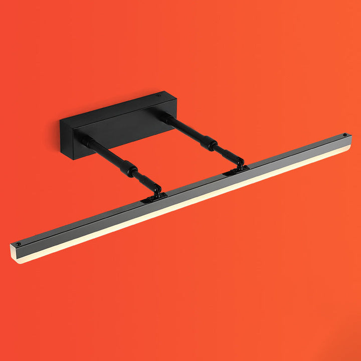Minimalist Linear Sconce Light Fixture Metal Bathroom LED Vanity Lamp with Extendable Arm | Kalsten
