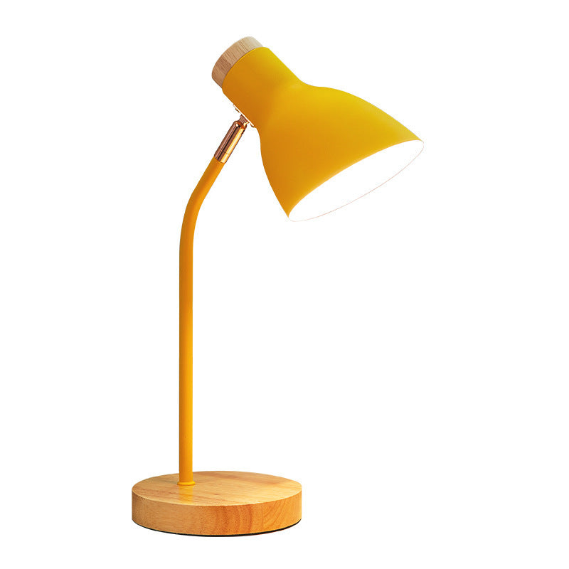 Flashlight-shaped swivel table lamp Macaron Metal 1-light night lamp for children's room | Kalsten