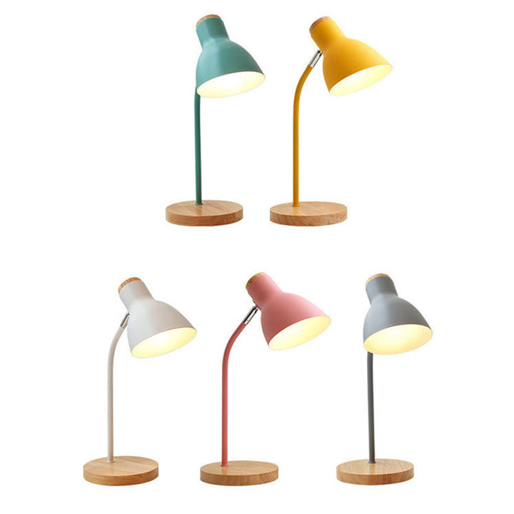 Flashlight-shaped swivel table lamp Macaron Metal 1-light night lamp for children's room | Kalsten