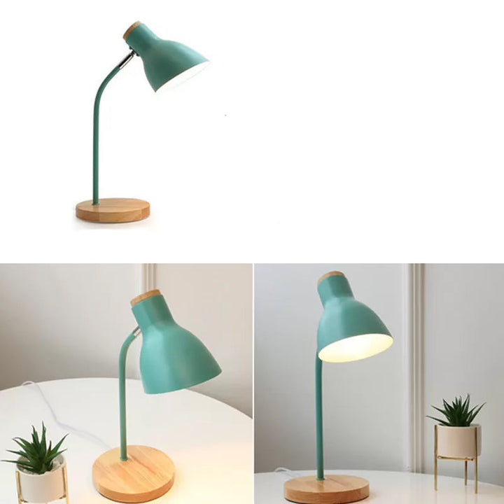 Flashlight-shaped swivel table lamp Macaron Metal 1-light night lamp for children's room | Kalsten