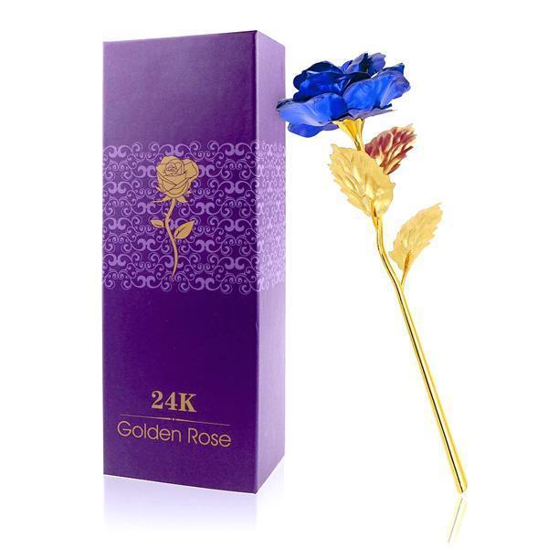 24K Gold Foil Rose With Box | Kalsten