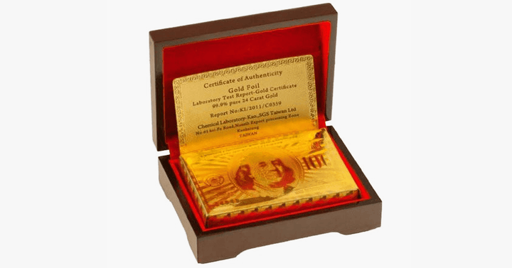 Kalsten | 24K gold-plated playing cards with optional case