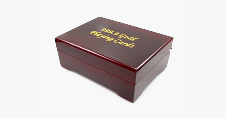 Kalsten | 24K gold-plated playing cards with optional case