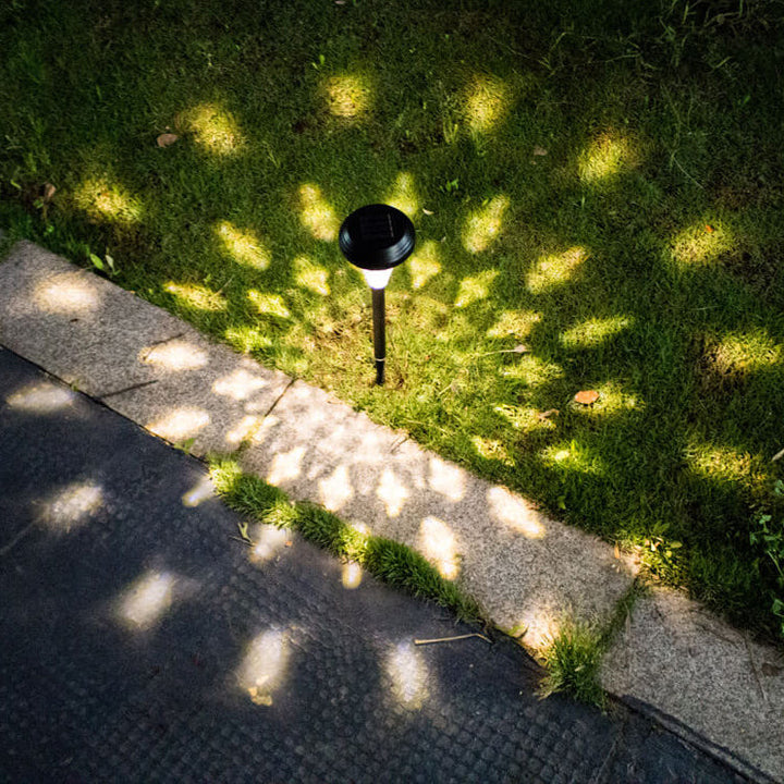 Modern Solar Glass Cone LED Outdoor Garden Ground Insert Landscape Light | Kalsten