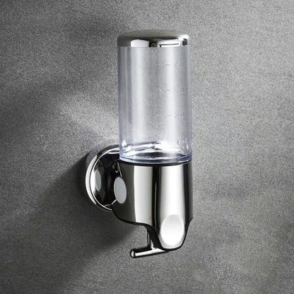 BowLift | Wall Mounted Soap Dispenser | SudsStation Bathroom Organizer | Stainless Steel & ABS | 16.9 fl oz | Set of 1–3
