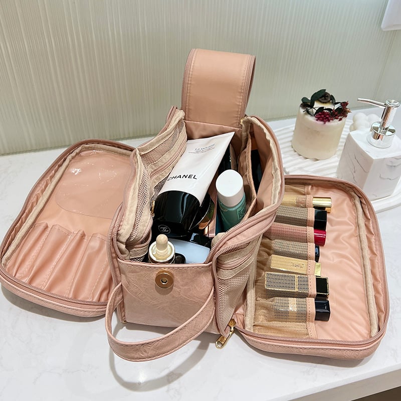Portable cosmetics bag with large capacity | Kalsten