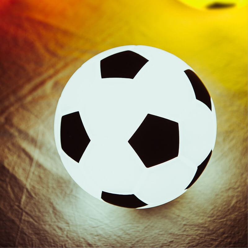 Creative Soccer Silicone LED Night Light USB Charging Table Lamp | Kalsten