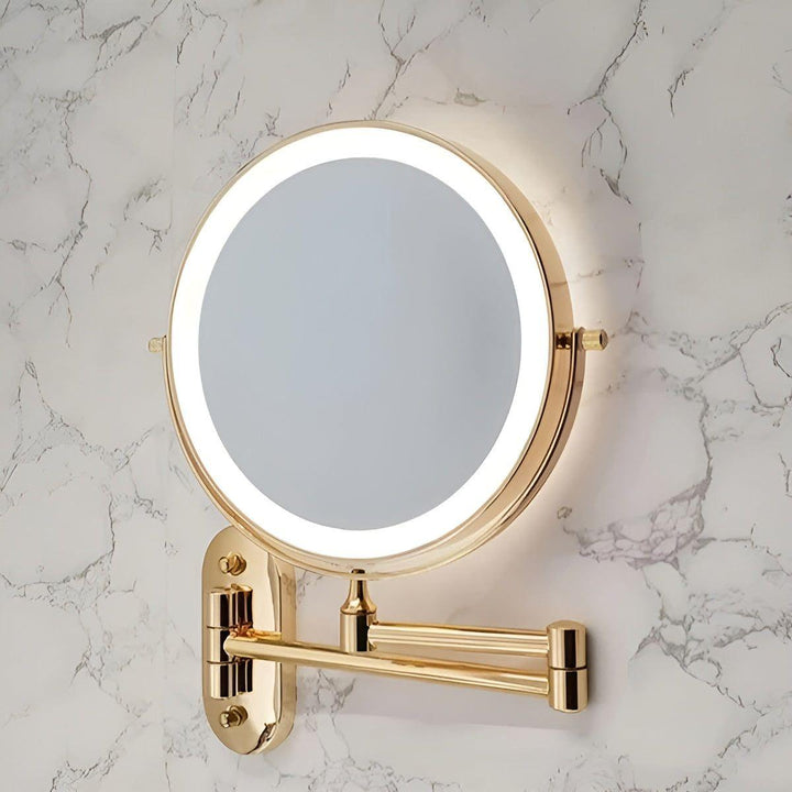 GlamGlow Mirror - Rechargeable, foldable magnifying LED makeup mirror | Kalsten