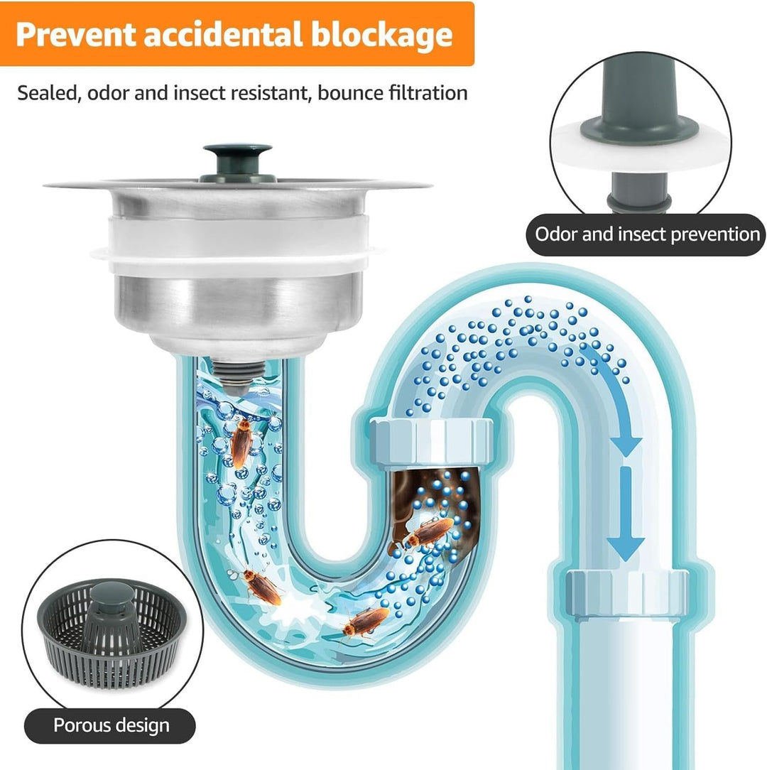 Kalsten | New Upgraded Sink Bounce Core Drain Strainer