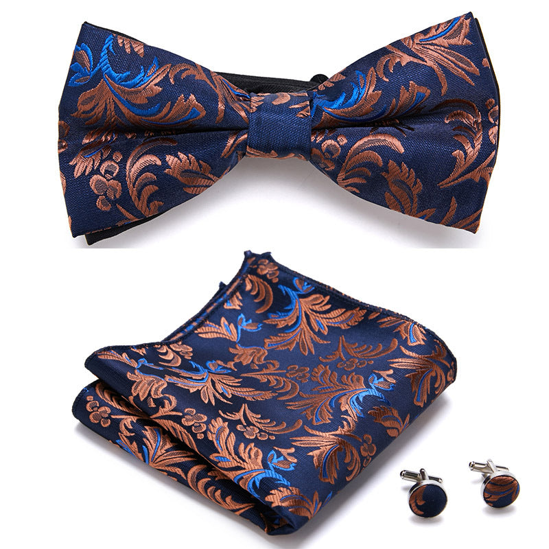 Three-piece set with stylish bow ties Kalsten