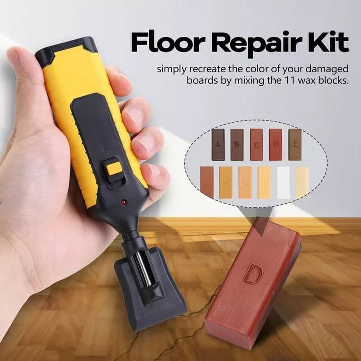 Kalsten | Wood Surface Repair Kit | 11 Wax Blocks & Heat Pen | Furniture, Floors & Cabinets