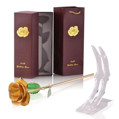 Eternal Rose, dipped in 24 Karat Gold
